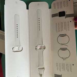 Apple Watch White Band. Authentic Apple. New in box.For Apple Watch Series 6.